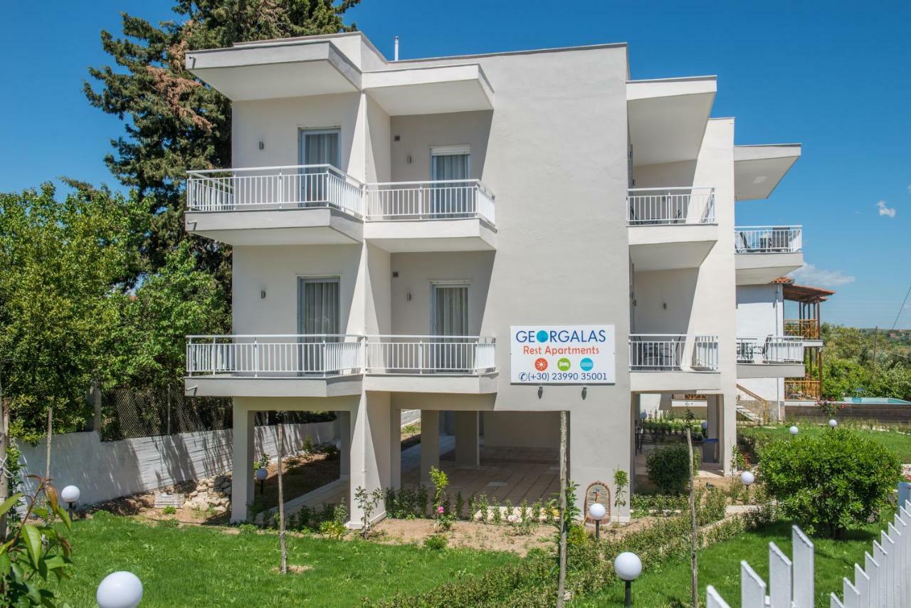Georgalas Rest Apartments Nea Kallikrateia Eksteriør bilde
